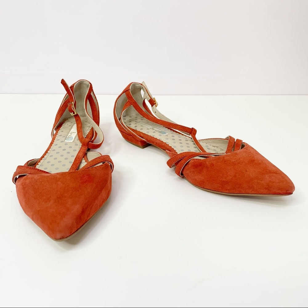 Boden coral pointed toe strappy sandals size 38.5/8